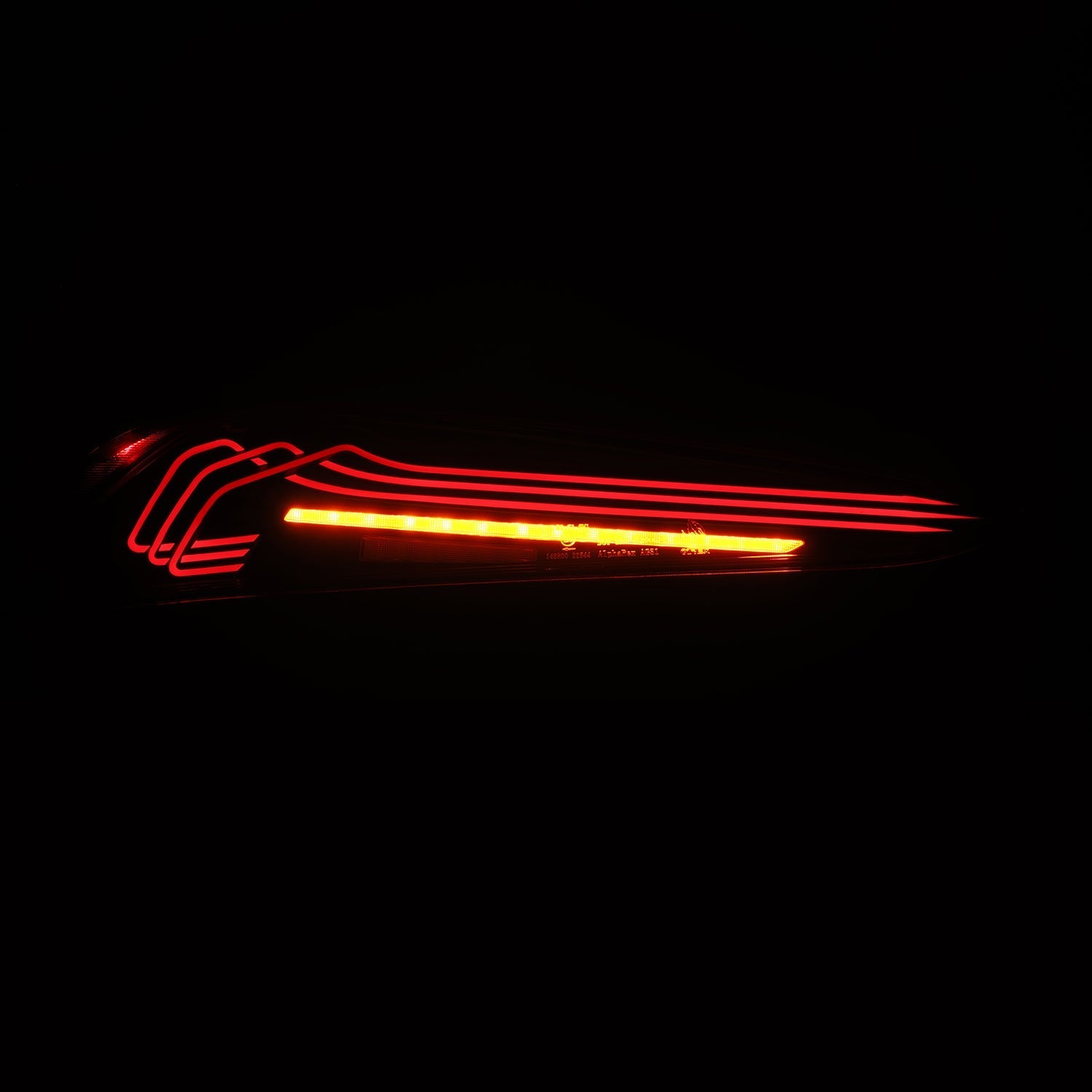 20-25 Toyota Supra CSL Laser Style LUXX-Series LED Tail Lights - Alpha Black | AlphaRex