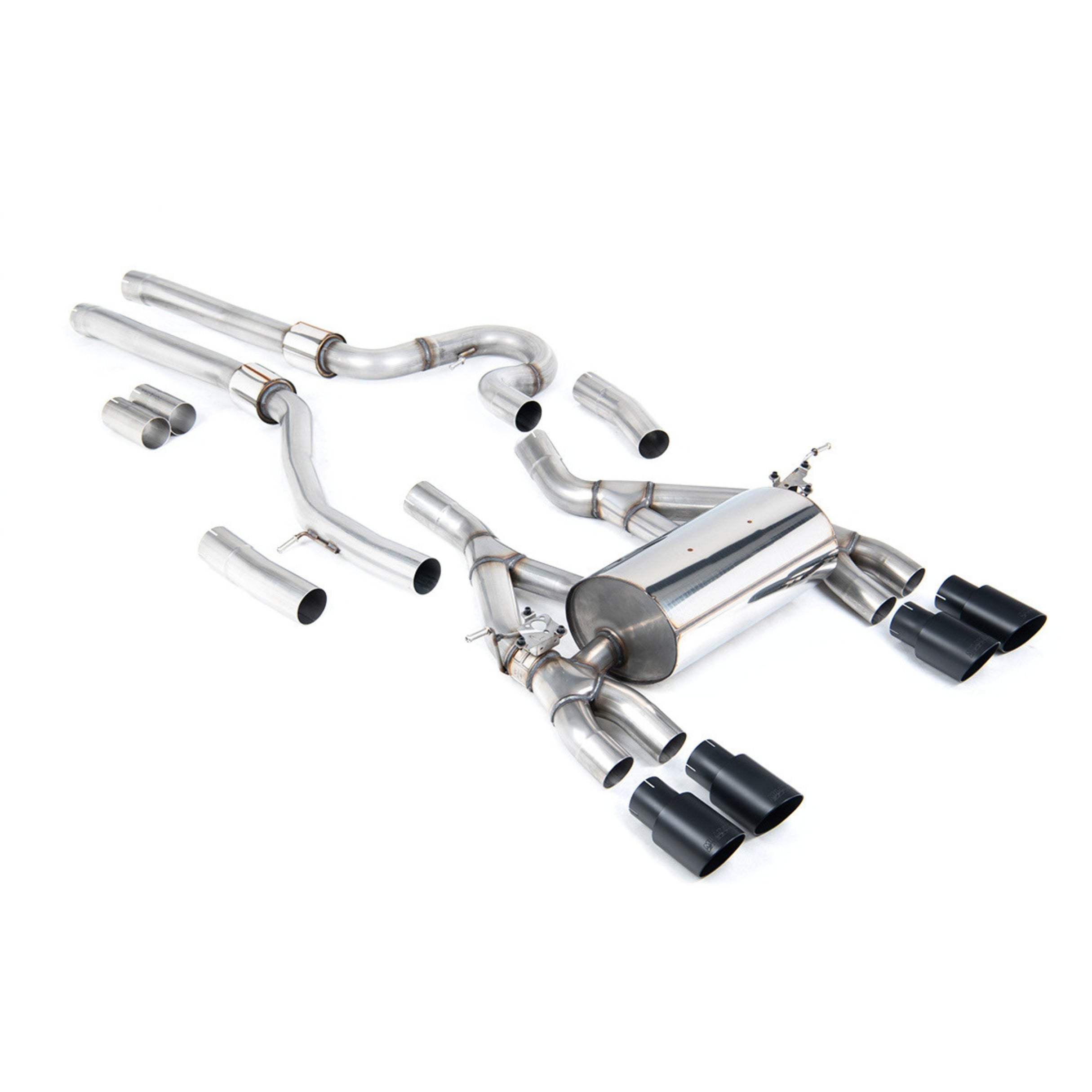 MILLTEK SPORT CAT-BACK EXHAUST SYSTEM - BMW M3 F80 & M4 F82 (NON GPF 2014-2018)