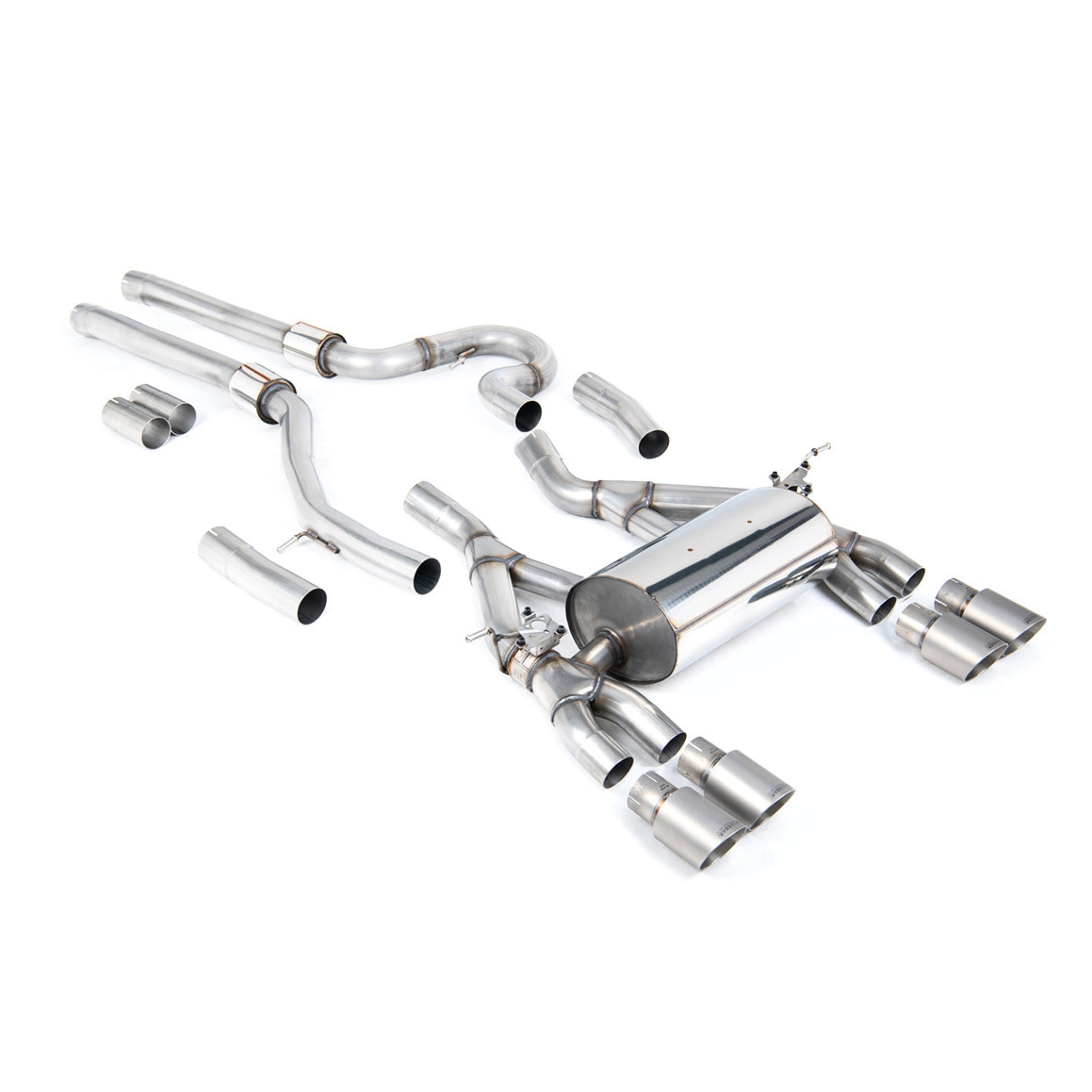 MILLTEK SPORT CAT-BACK EXHAUST SYSTEM - BMW M3 F80 & M4 F82 (NON GPF 2014-2018)