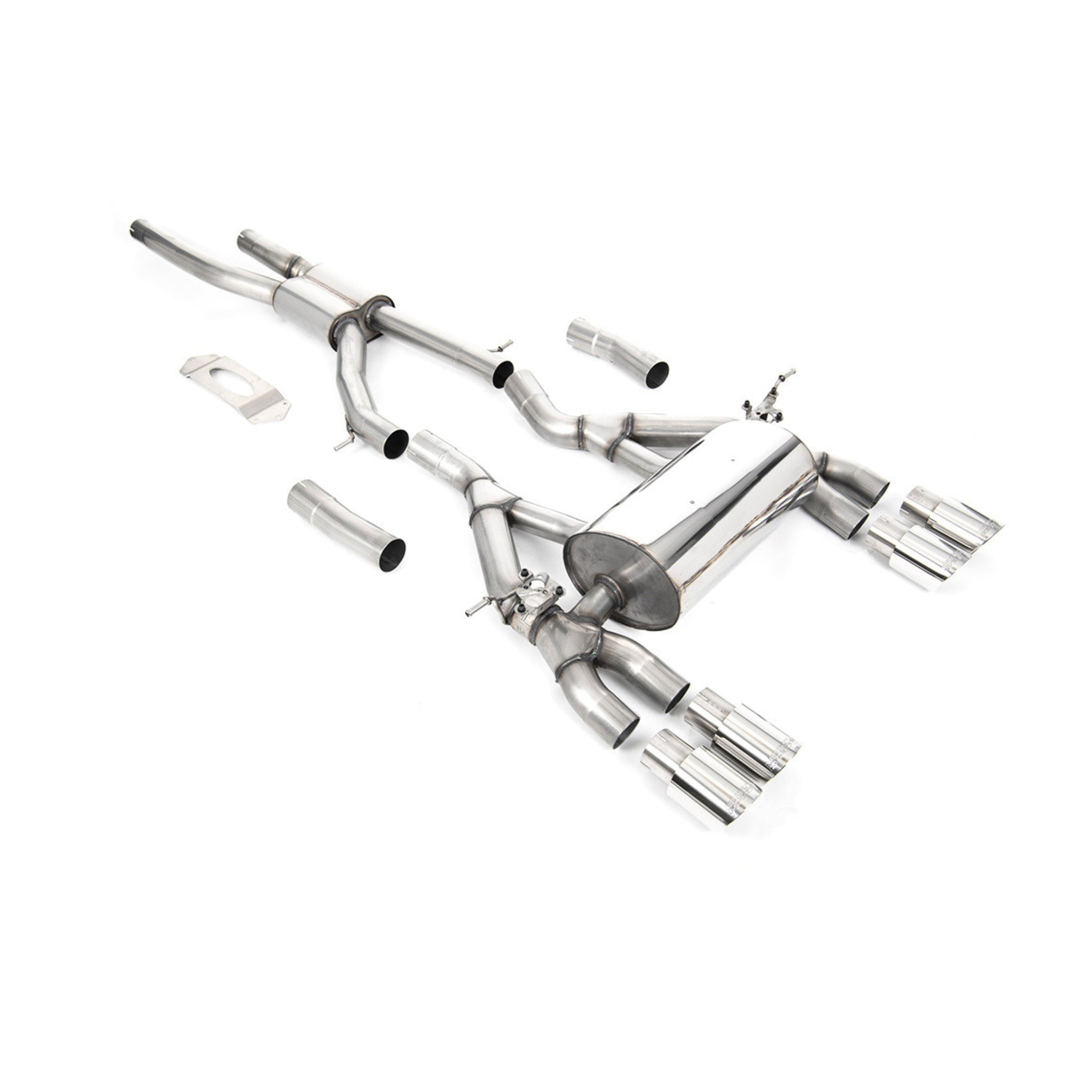 MILLTEK SPORT CAT-BACK EXHAUST SYSTEM - BMW M3 F80 & M4 F82 (GPF 2019-2020)