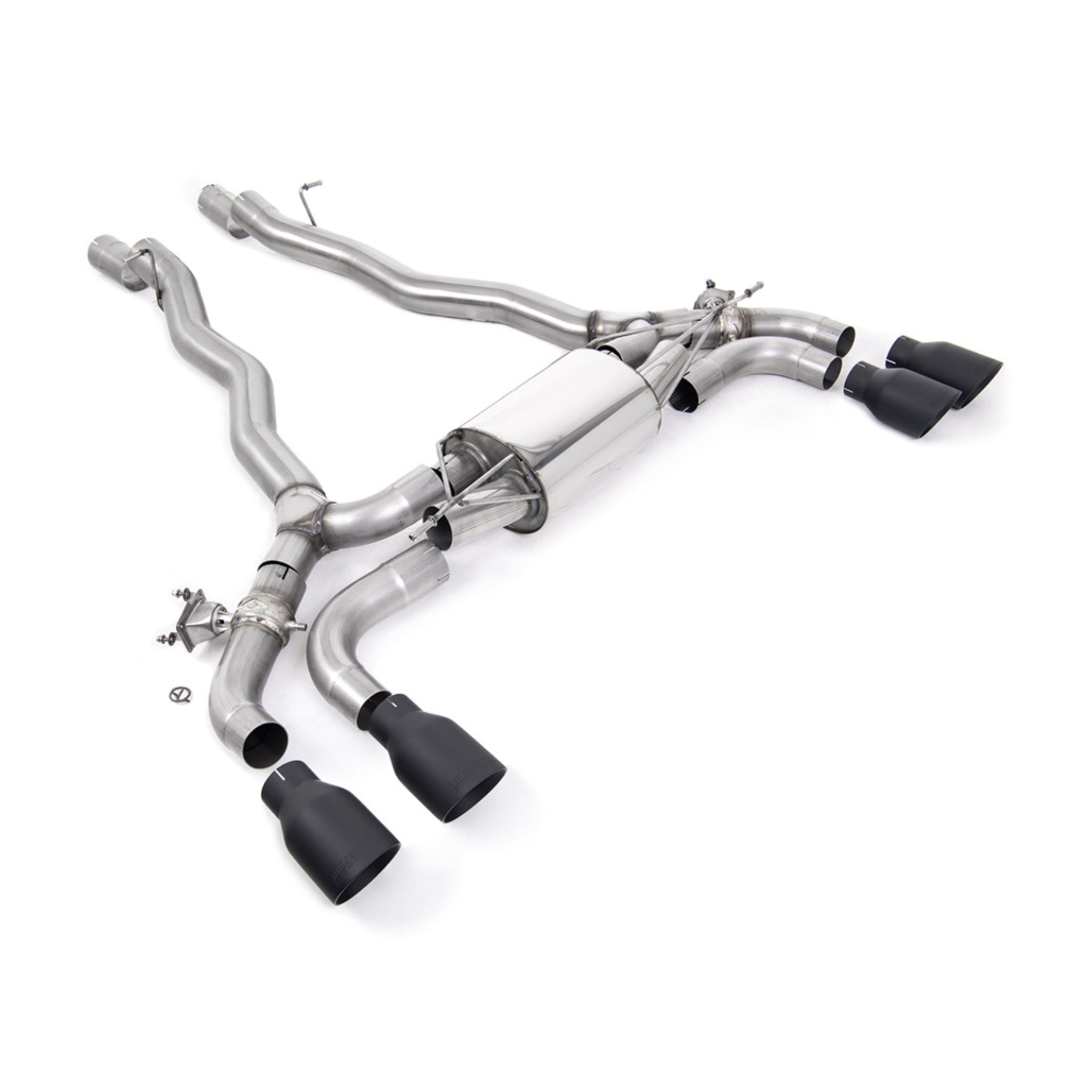 MILLTEK SPORT AXLE-BACK EXHAUST SYSTEM - BMW M5 F90
