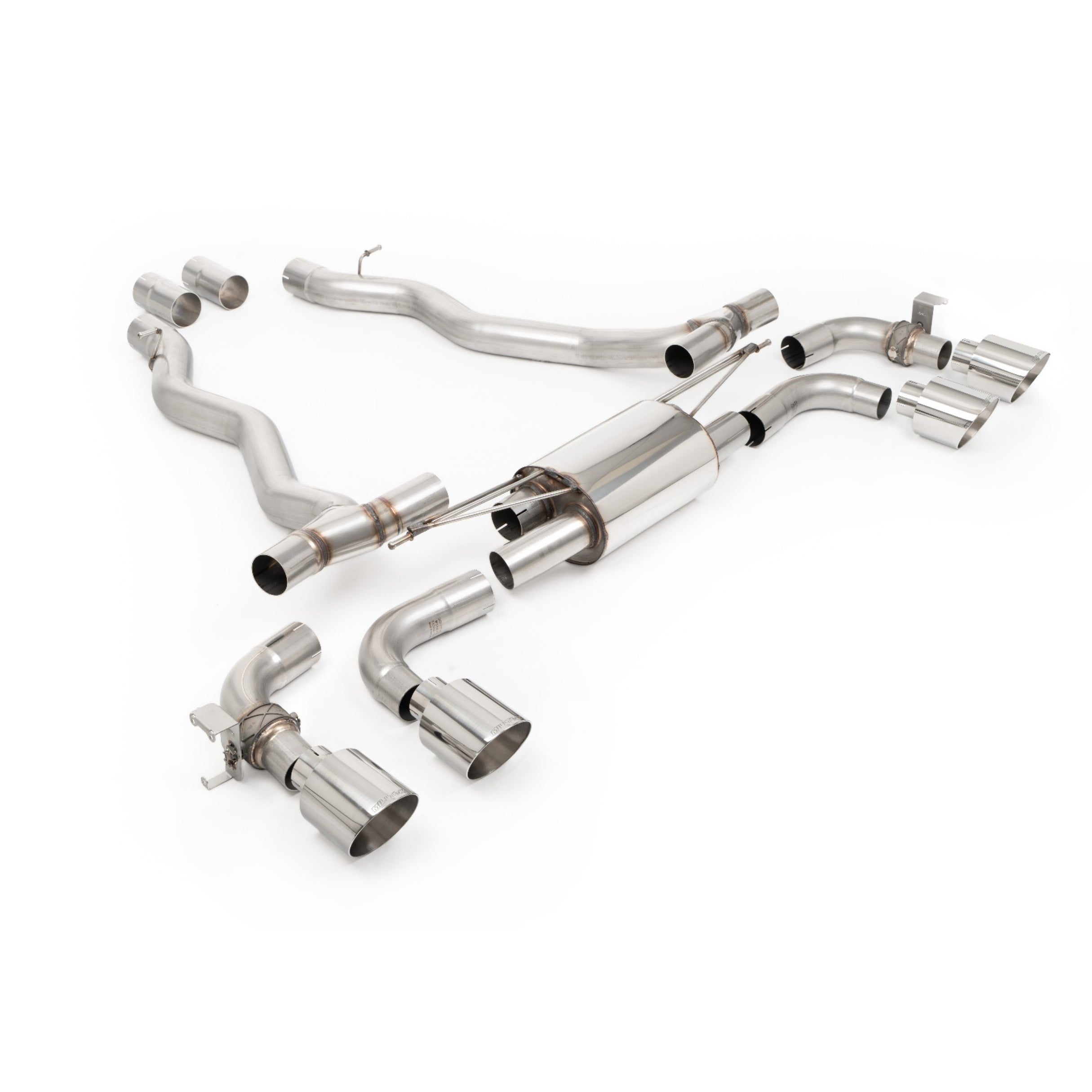 MILLTEK SPORT AXLE-BACK EXHAUST SYSTEM - BMW M5 G90/G99