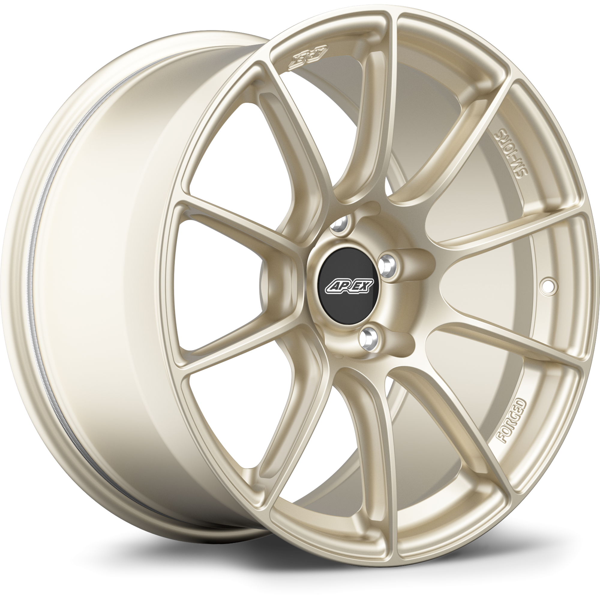 Apex SM-10RS Forged Alloy Wheel 18x10 ET36 5x130 Motorsport Gold 71.6mm CB