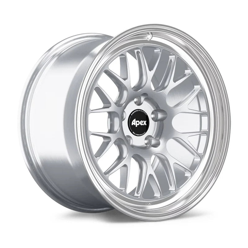 Apex ML-10RT Forged Alloy Wheel 19x10 ET12 5x112 Brushed Clear - Machined Lip 66.6mm CB
