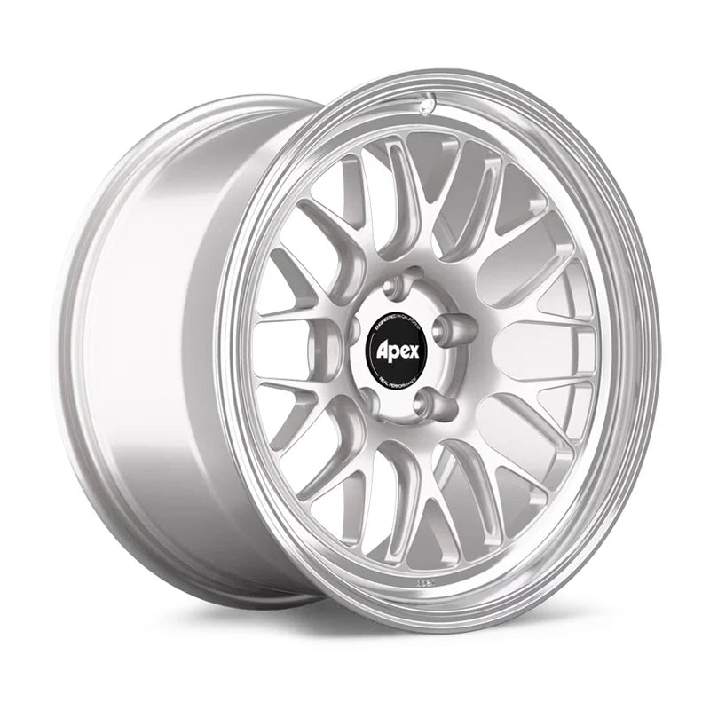 Apex ML-10RT Forged Alloy Wheel 19x11 ET22 5x112 Race Silver - Machined Lip 66.6mm CB