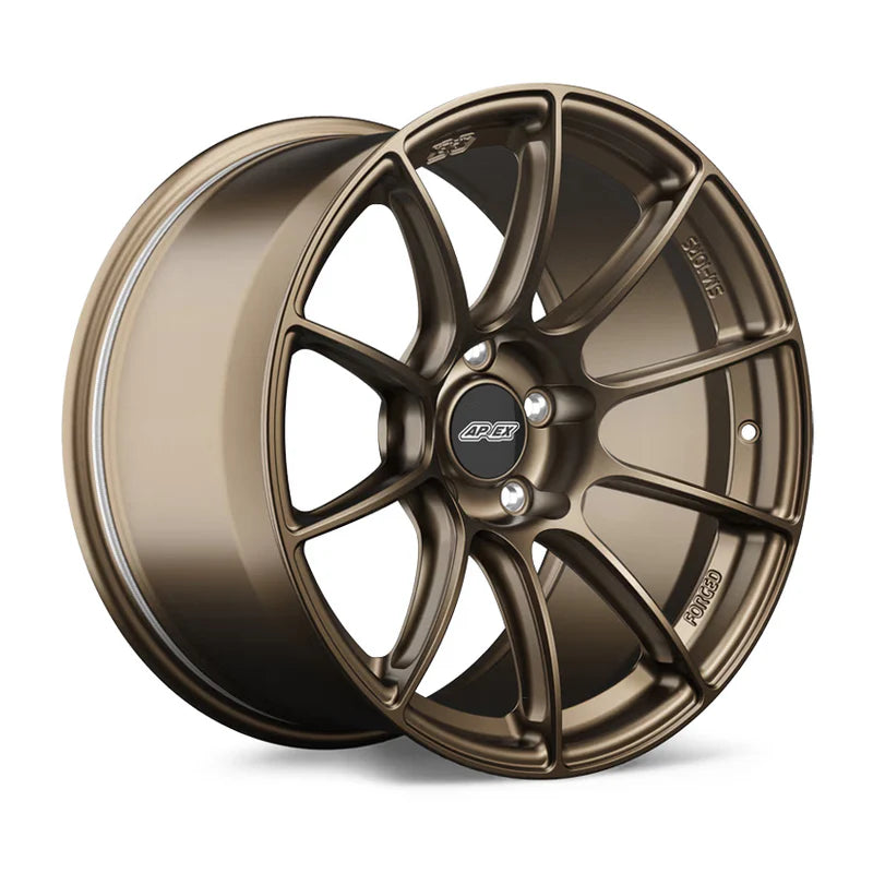Apex SM-10RS Forged Alloy Wheel 17x9 ET35 5x100 Satin Bronze 56.1mm CB