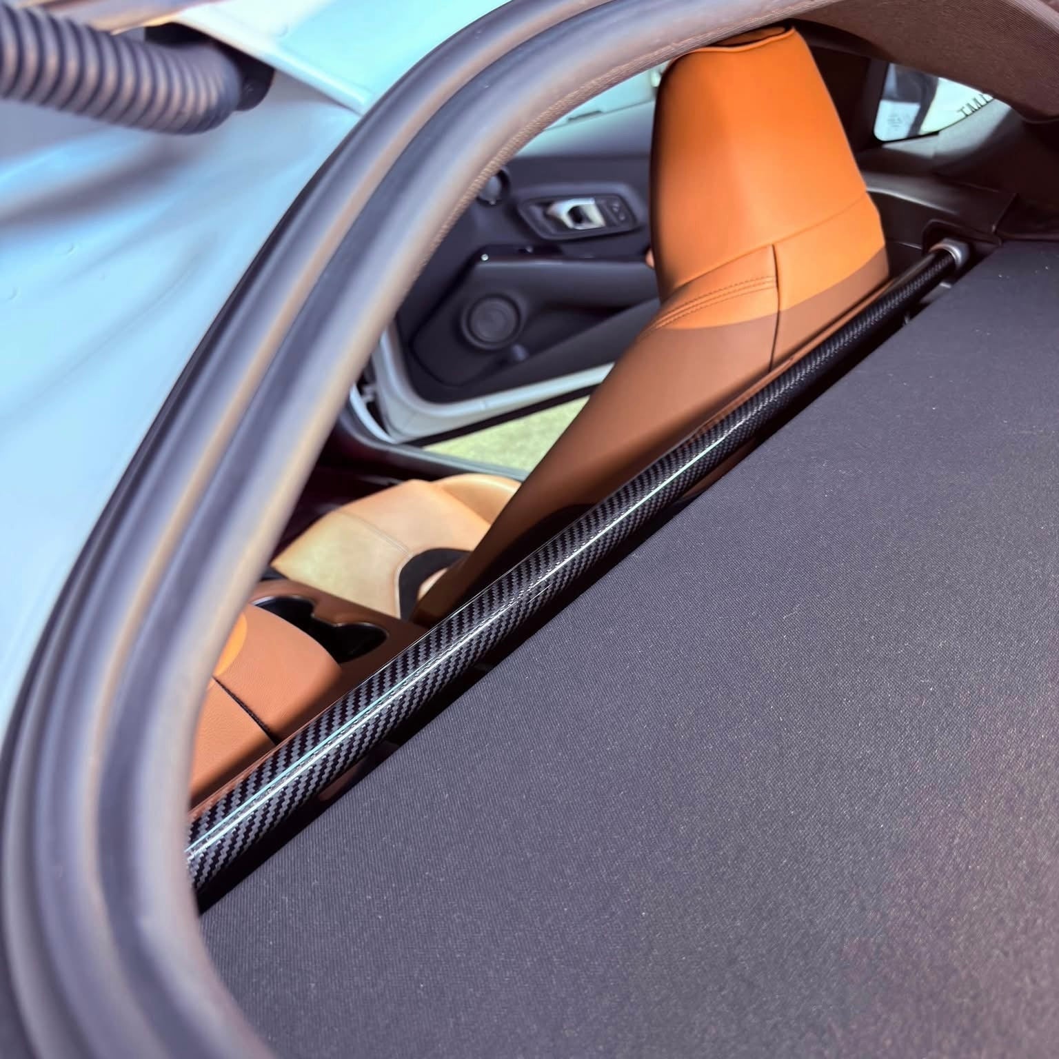 TOYOTA GR SUPRA A90 PRE-PREG CARBON FIBRE REAR BRACE REPLACMENT (2019+)