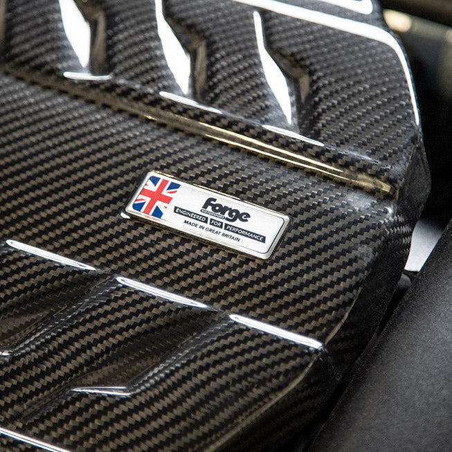 FORGE MOTORSPORT CARBON FIBRE ENGINE COVER - HYUNDAI I30N VELOSTER N 18+