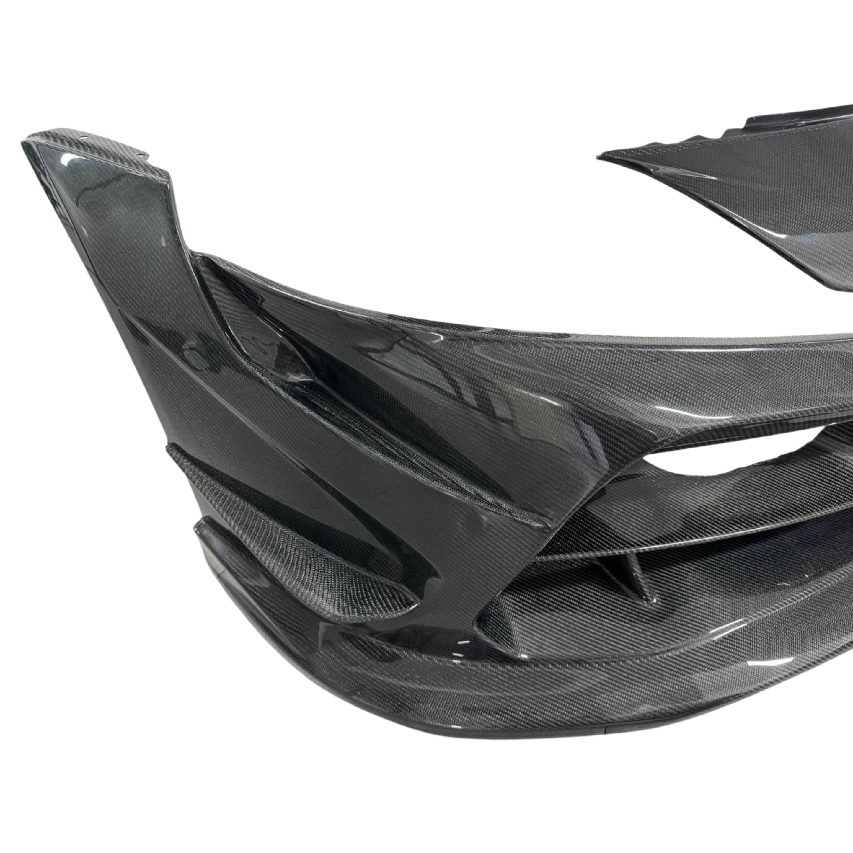 TOYOTA GR SUPRA A90 CARBON FIBRE ING STYLE FRONT BUMPER (2019+)