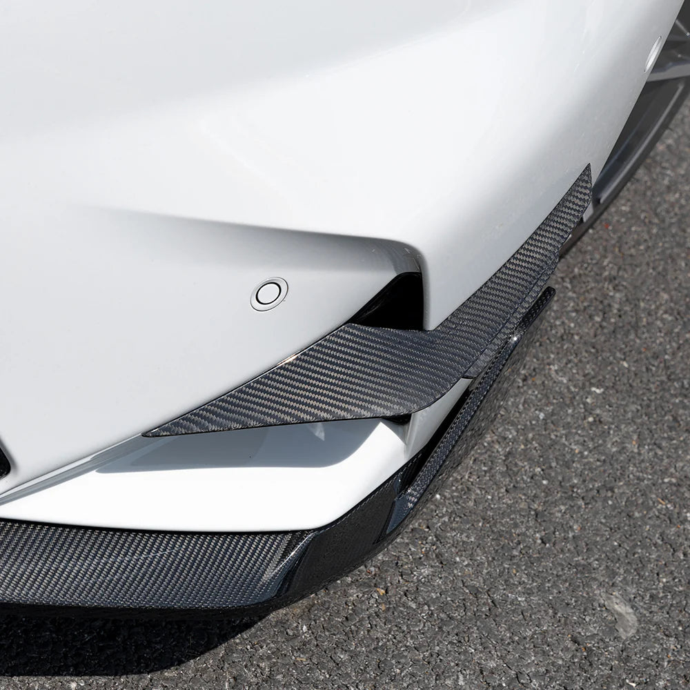 SOOQOO BMW M5 G90 G99 PREPREG CARBON FIBRE FRONT CANARDS
