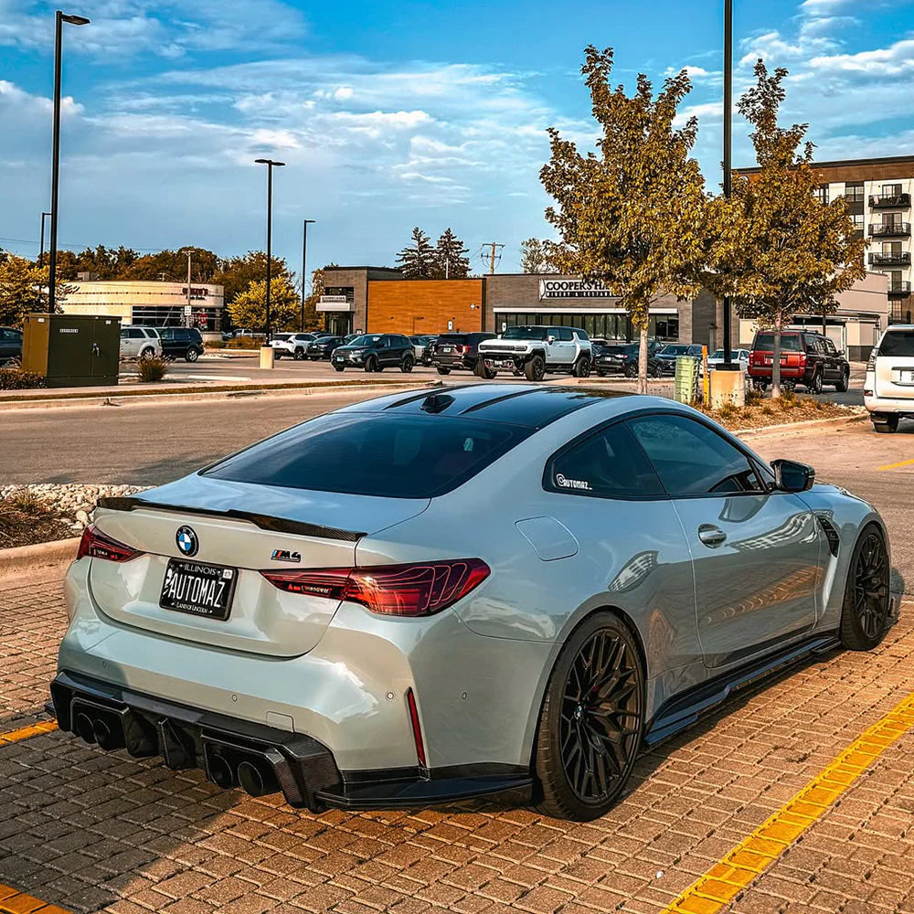 SOOQOO BMW M4 G82 G83 PREPREG CARBON FIBRE REAR DIFFUSER SET
