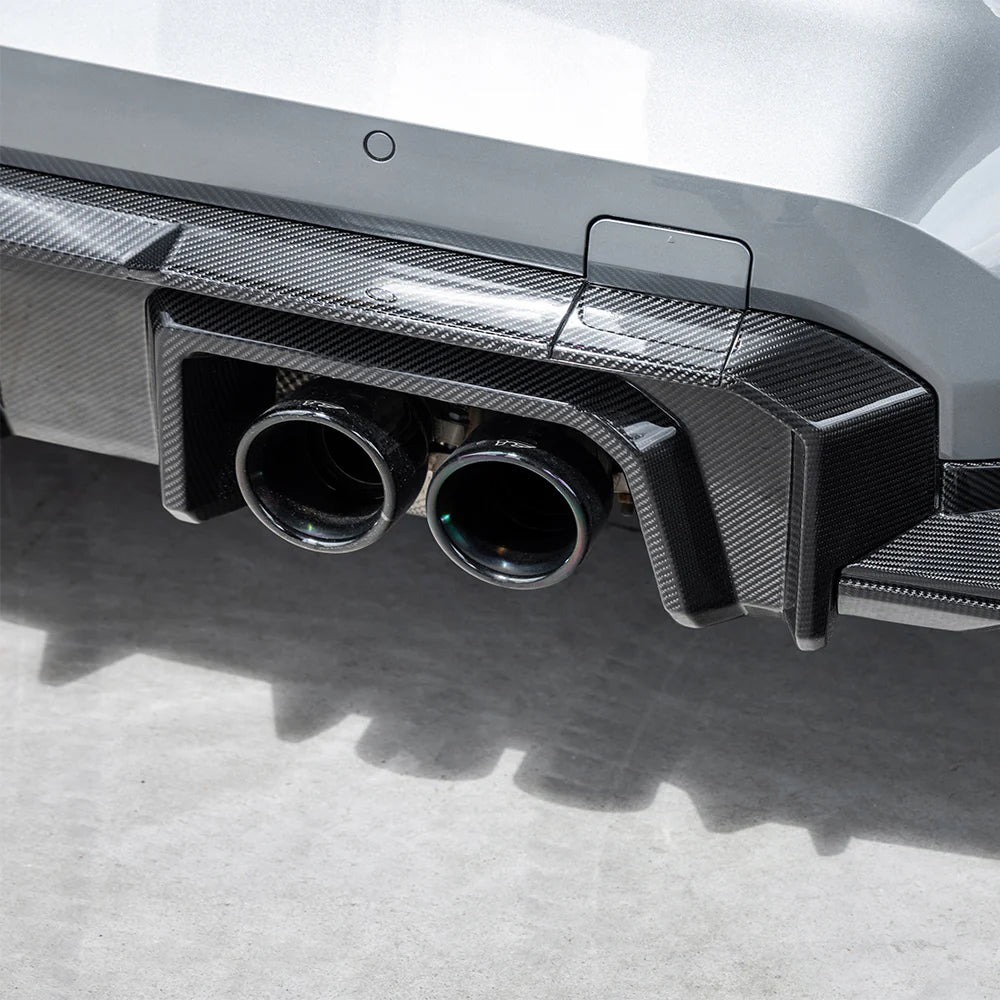 SOOQOO BMW M3 G80 G81 PREPREG CARBON FIBRE REAR DIFFUSER SET