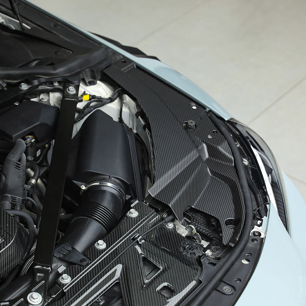 SOOQOO M2 G87 PREPREG CARBON FIBRE ENGINE ROOM SIDE COVER TRIMS