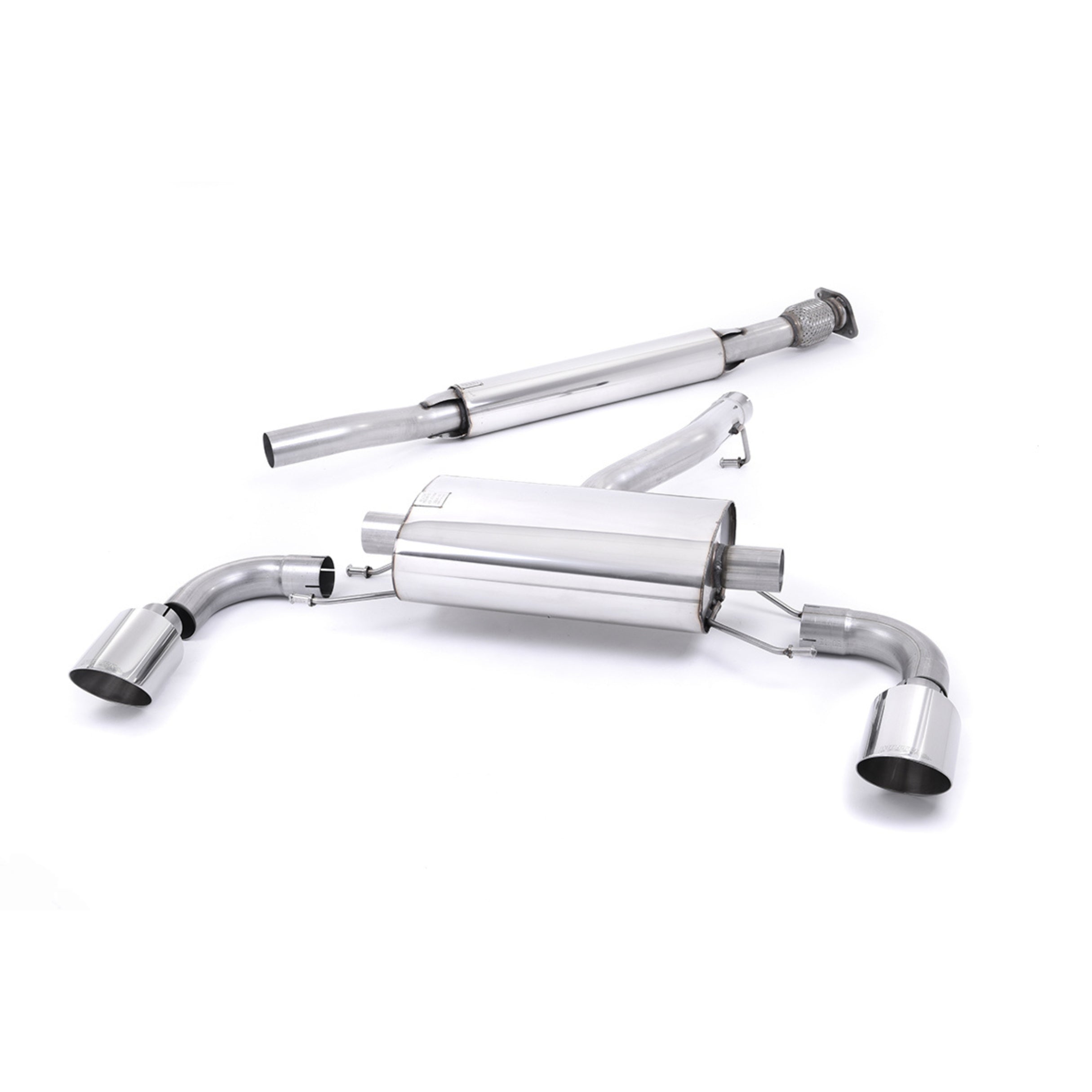 MILLTEK SPORT SECONDARY CAT-BACK EXHAUST SYSTEM - TOYOTA GR86