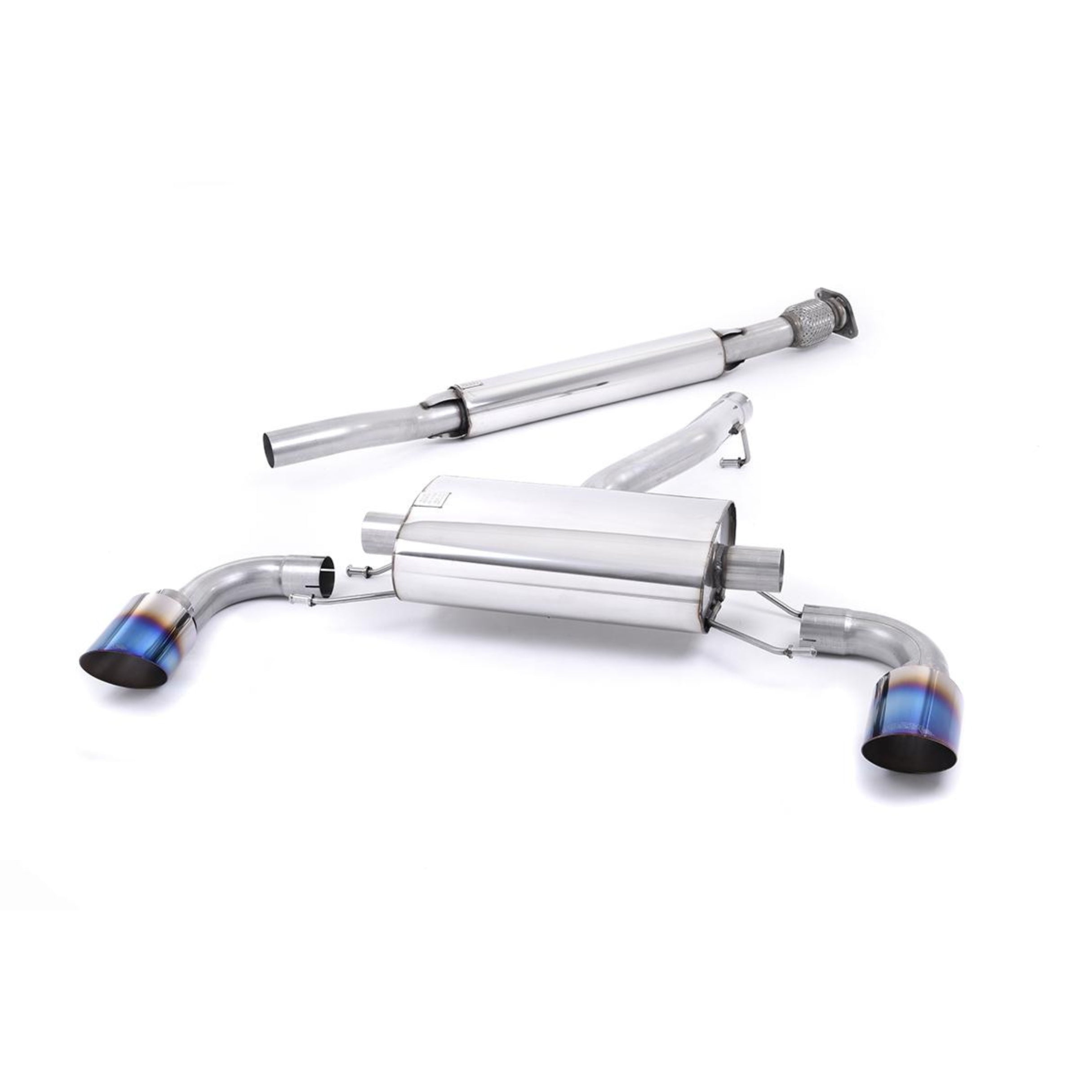 MILLTEK SPORT SECONDARY CAT-BACK EXHAUST SYSTEM - TOYOTA GT86