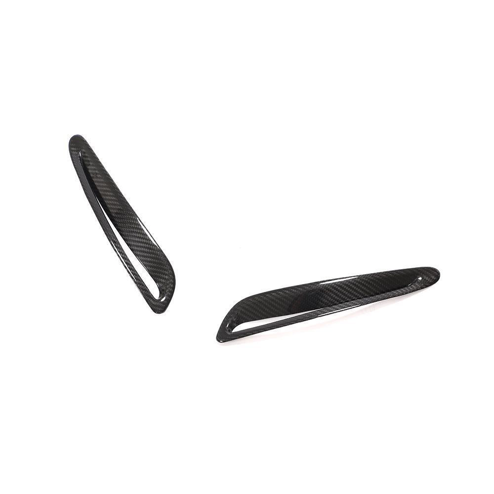 TOYOTA GR SUPRA A90 PRE - PREG CARBON FIBRE BONNET VENT TRIM COVERS (2019+) - AutoTailor