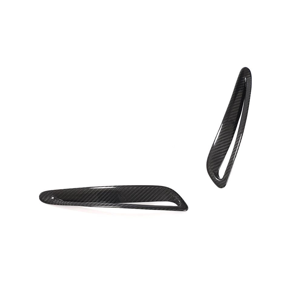 TOYOTA GR SUPRA A90 PRE - PREG CARBON FIBRE BONNET VENT TRIM COVERS (2019+) - AutoTailor